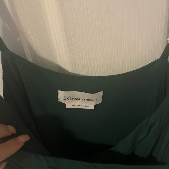 Keira Mini Dress in Emerald Green XXS - Picture 4 of 6